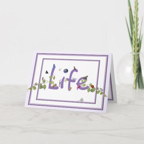 Life Happy Continuation Day Card