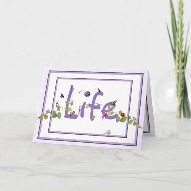 Life: Happy Continuation Day Card (Front)