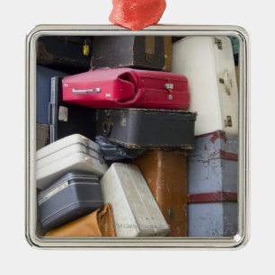 Life has a lot of baggage metal ornament