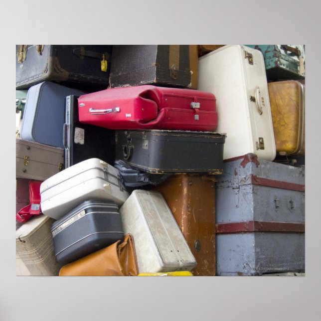 Life has a lot of baggage poster (Front)