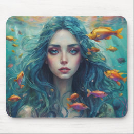 "Life in a Fishbowl" Fantasy Mouse Pad