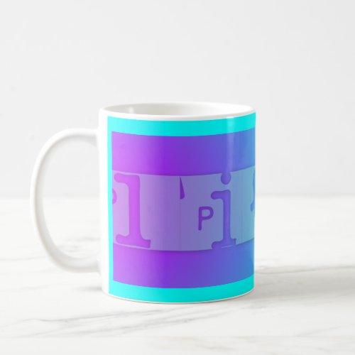 Life in Blue and Purple Mug