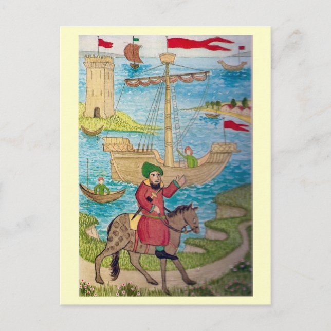 Life in Merry England, Leaving port Holiday Postcard (Front)