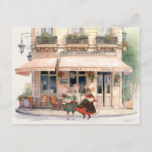 Life in Mice Town - Girls' Day Out Postcard