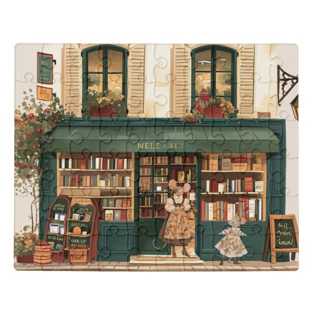 Life in Mice Town - Little Ms. Elody Jigsaw Puzzle (Puzzle Horizontal)