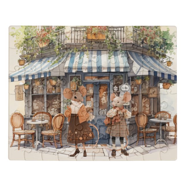 Life in Mice Town - Mrs. Applewood Jigsaw Puzzle (Puzzle Horizontal)