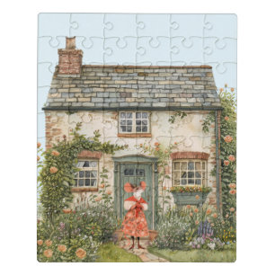 Life in Mice Town - Ms. Eloise Pickett Jigsaw Puzzle