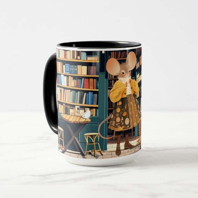 Life in Mice Town - Ms. Enora Pickett Mug (Front Left)