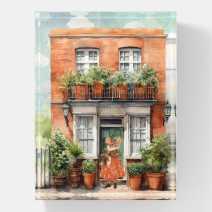 Life in Mice Town - Ms. Otis' Town Home Paperweight