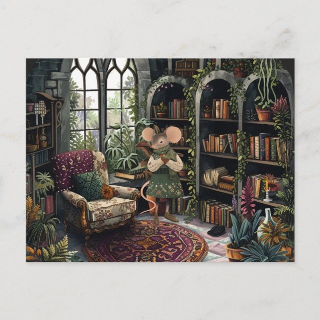 Life in Mice Town - My Happy Place Postcard (Front)