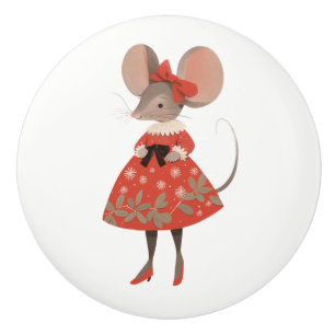 Life in Mice Town Series # 2 Ceramic Pull