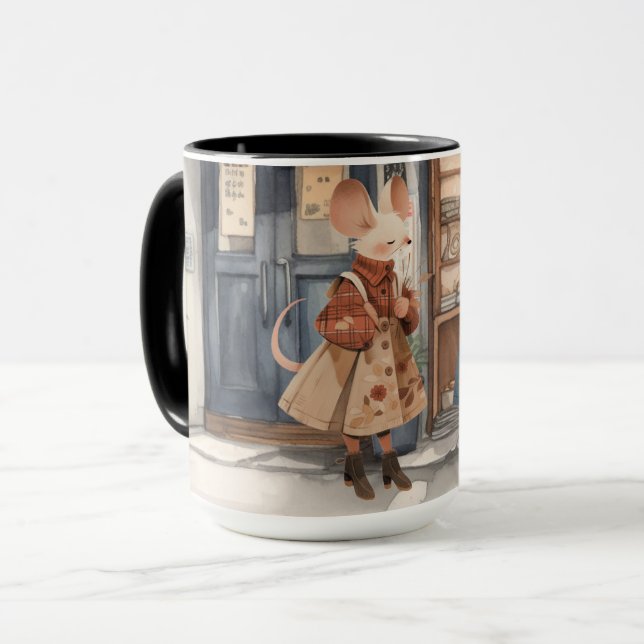 Life in Mice Town Series Combo Mug (Front Left)