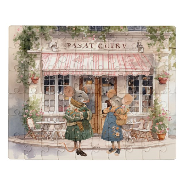 Life in Mice Town Series Jigsaw Puzzle (Puzzle Horizontal)