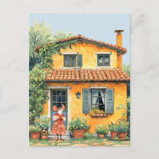 Life in Mice Town Series - Summer Vacation Postcard