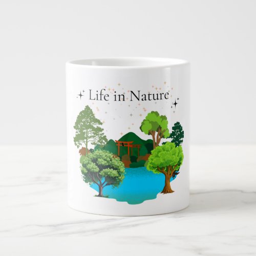 Life in Nature_Green Tea Giant Coffee Mug