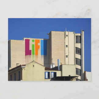 Life in Progress postcard