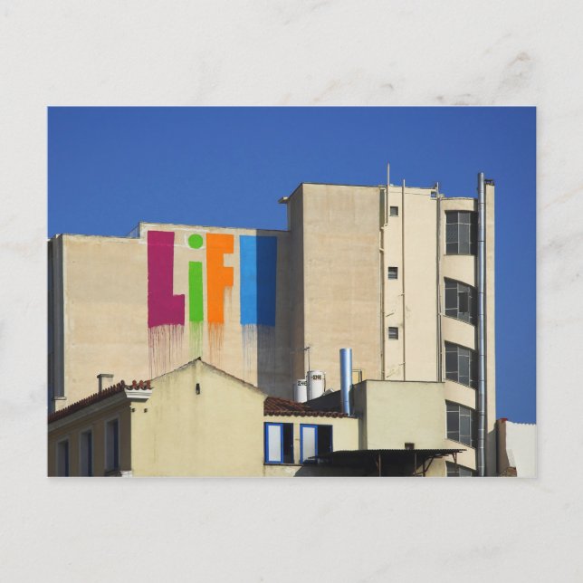 Life in Progress postcard (Front)