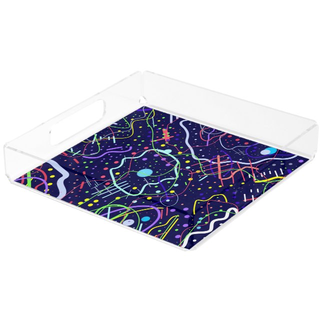 Life in Space Acrylic Tray (Angled)