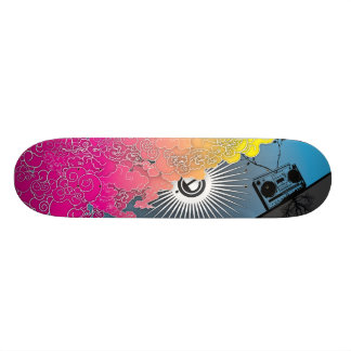 "LIFE IN STEREO" SKATEBOARD DECK