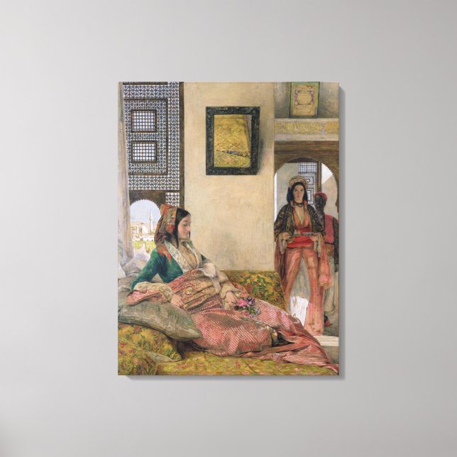 Life in the harem, Cairo Canvas Print (Front)