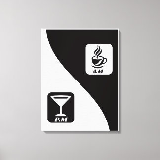 life in two moods canvas print