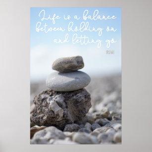 Life is a balance poster