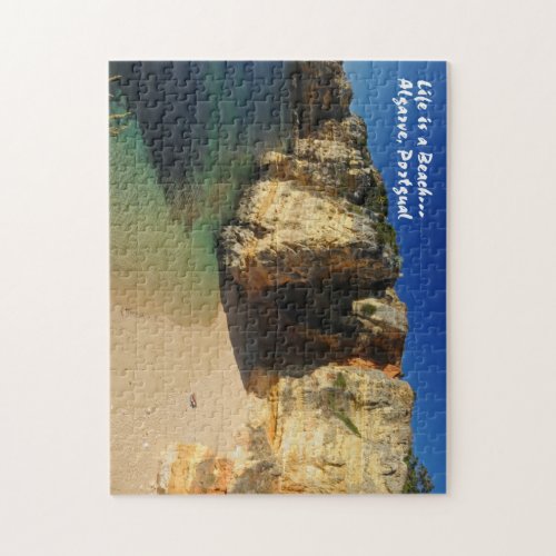 Life is a Beach Algarve Portugal Jigsaw Puzzle