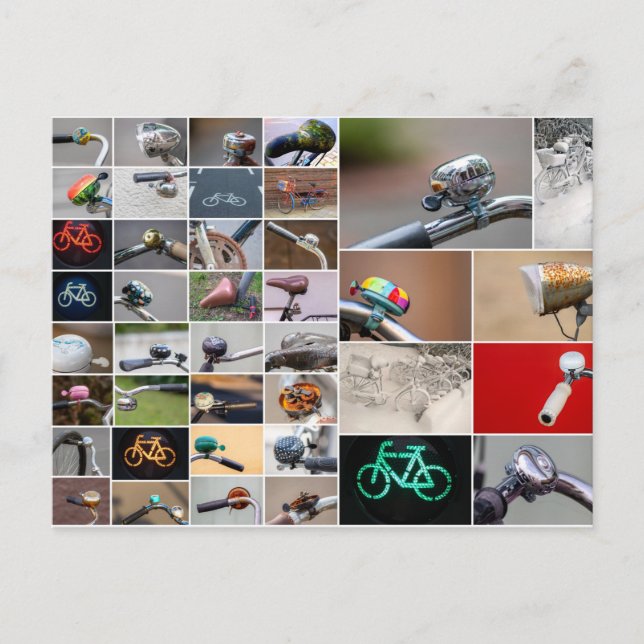 Life is a beautiful ride on a bicycle! postcard (Front)