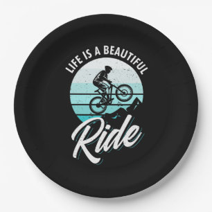 Life Is A Beautiful Ride Paper Plates