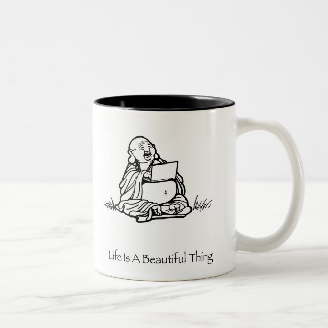 Life Is A Beautiful Thing Buddha Coffee Mug (Right)