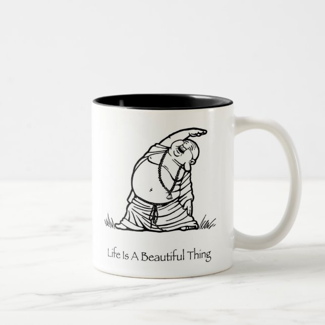 Life Is A Beautiful Thing Buddha Coffee Mug (Right)