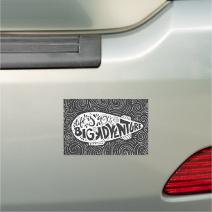 Life Is A Big Adventure Car Magnet