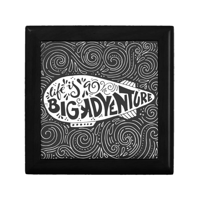 Life Is A Big Adventure Keepsake Box (Front)
