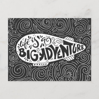 Life Is A Big Adventure Postcard