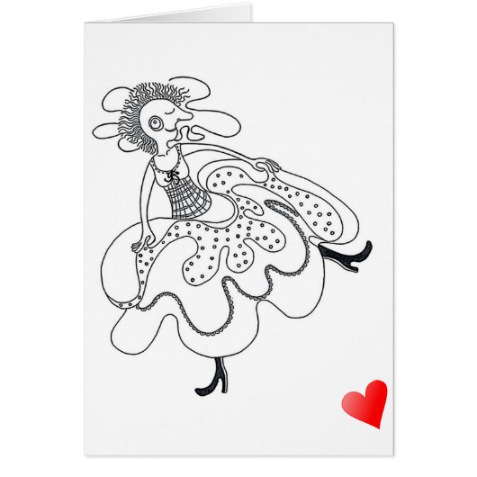 Life is a dance cards (Front)