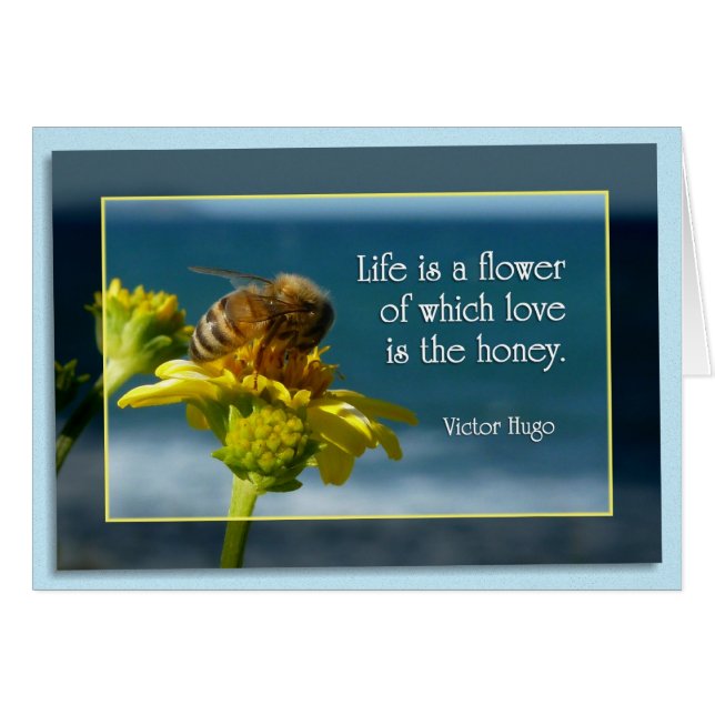 Life is a Flower Cards (Front Horizontal)
