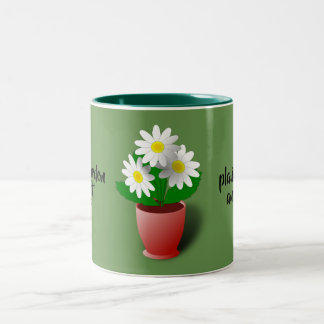 life is a garden Two-Tone coffee mug