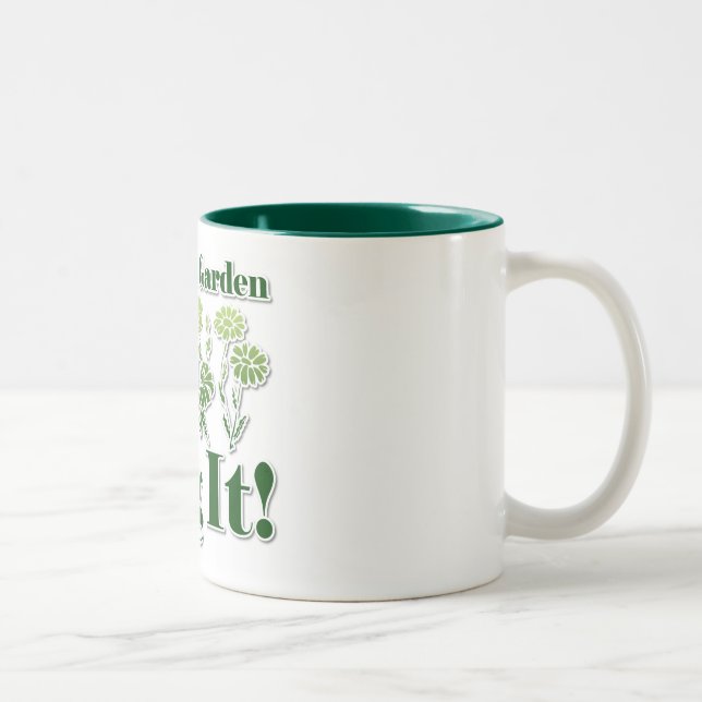 Life is a Garden Two-Tone Coffee Mug (Right)