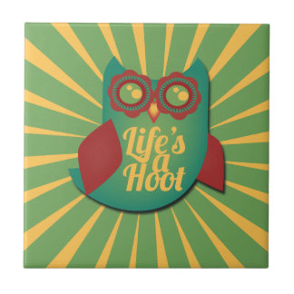 Life is a HOOT Tile