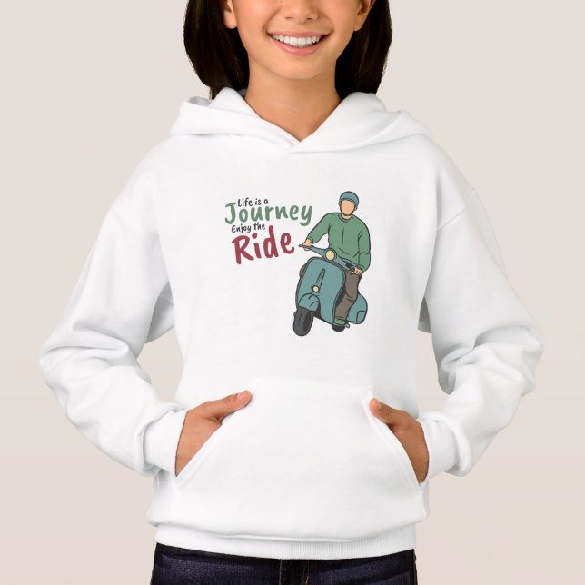 Life is a journey hoodie (Front)