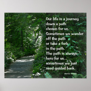 Life Is A Journey - Inspirational Poster