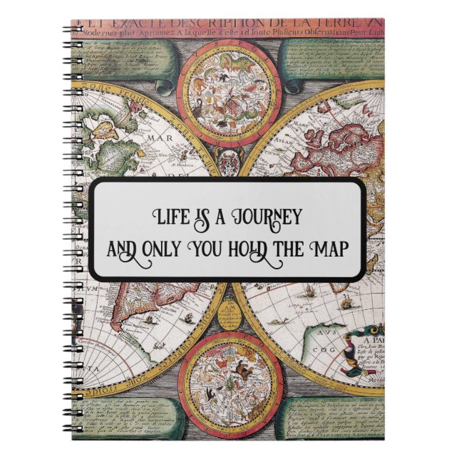 Life is a Journey  Notebook (Front)