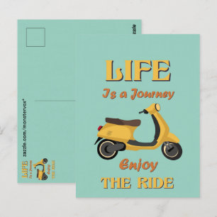 Life Is a Journey Postcard