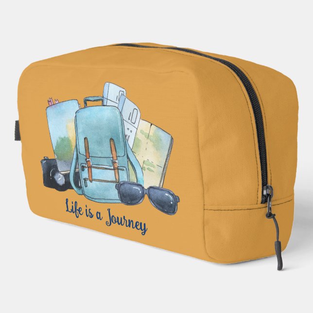 Life Is A Journey Travel Bag (Right Corner)