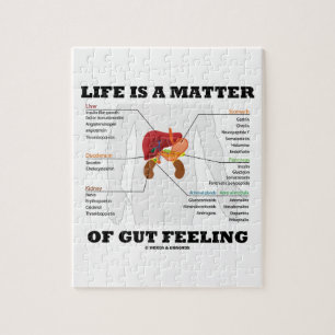 Life Is A Matter Of Gut Feeling (Endocrine System) Jigsaw Puzzle