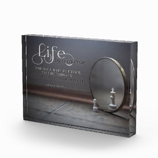 Life Is A Mirror Photo Block