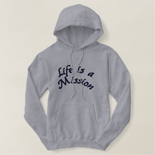 Life is a Mission_ Embroidered Shirt
