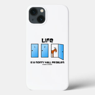 Life Is A Monty Hall Problem Three Doors Humor iPhone 13 Case