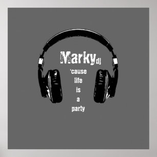 life is a party DJ Poster