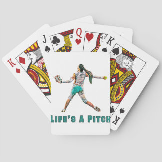 Life Is a Pitch Poker Cards